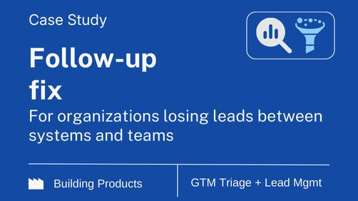 Optimizes lead flow between systems and teams for better B2B results.